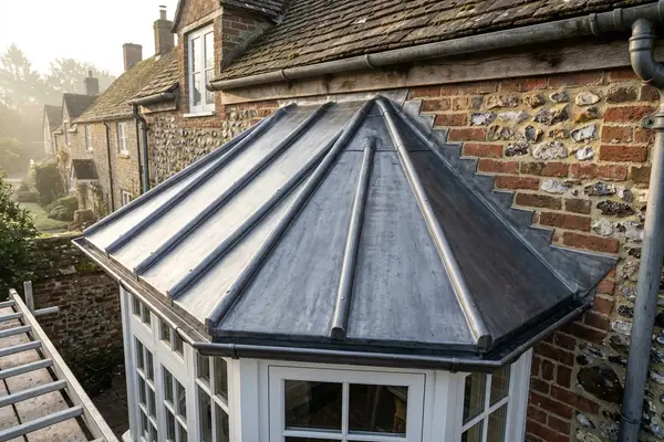 Illustration of roofing leadwork