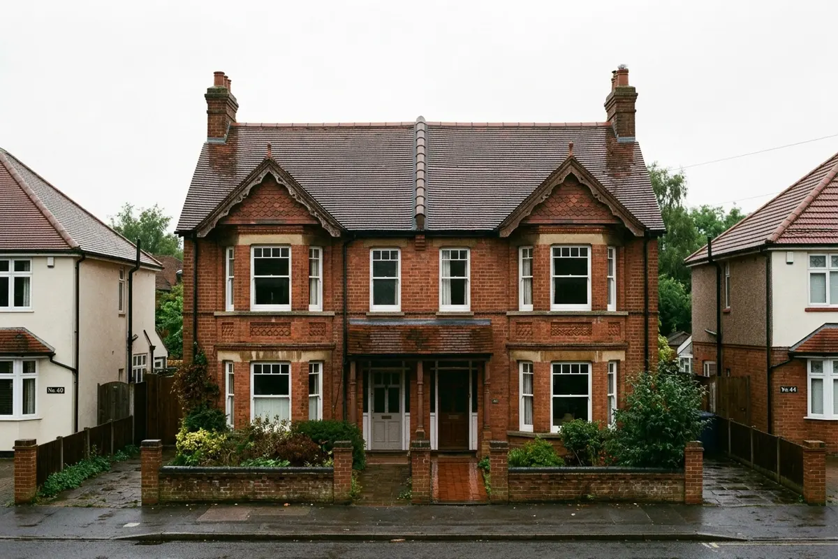 Illustration of a roof repair