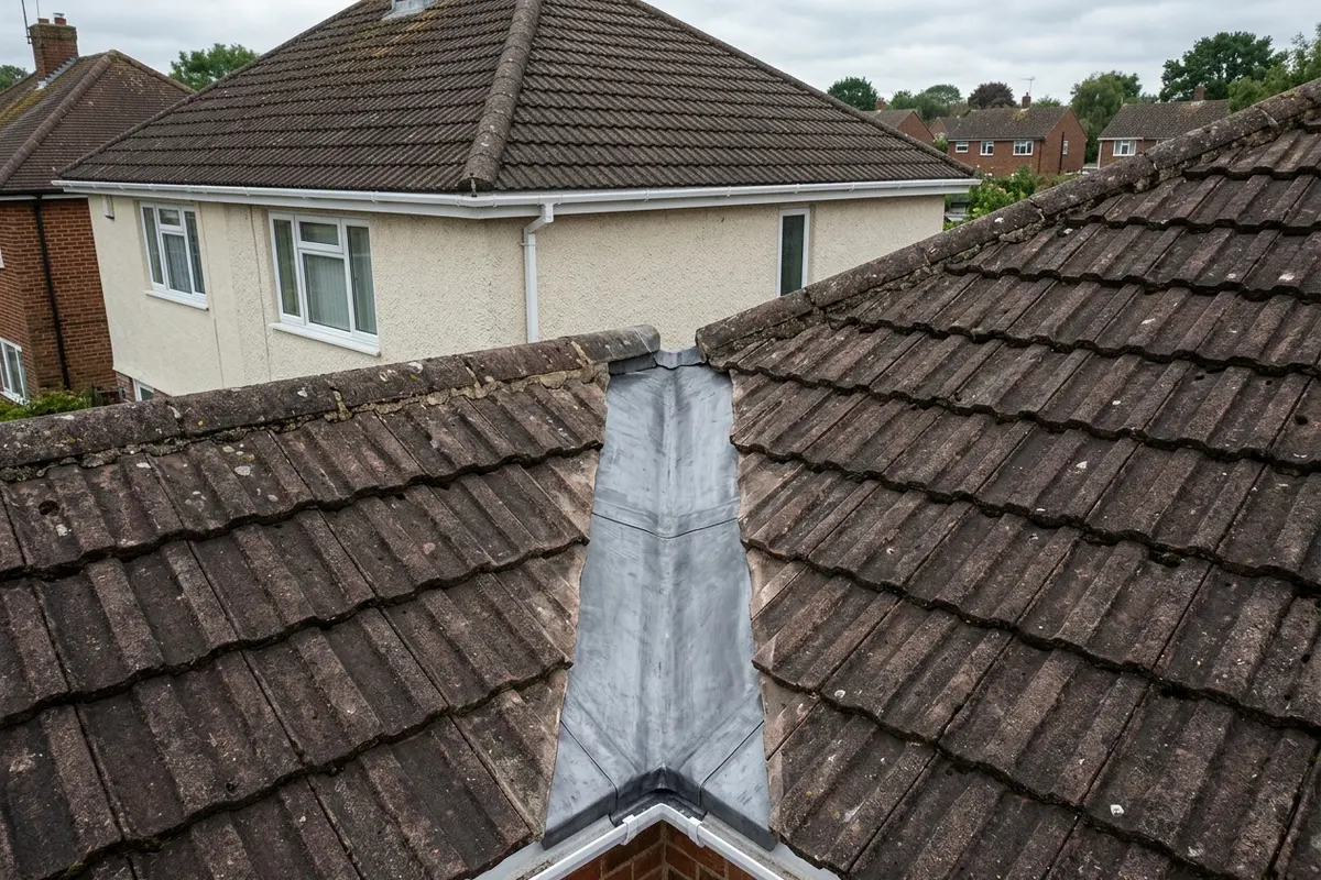 Illustration of roofing leadwork