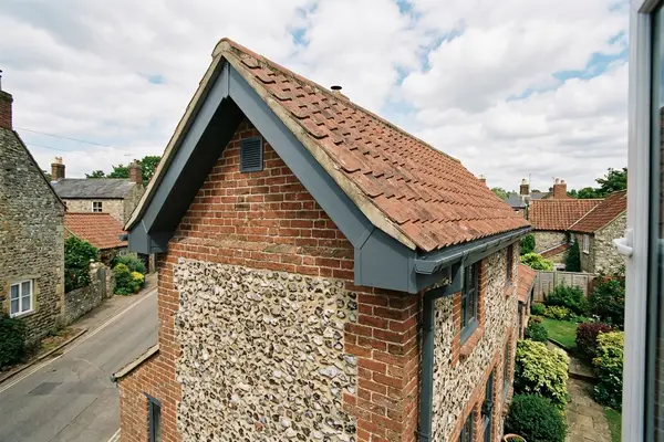 Illustration of guttering, fascias and soffits
