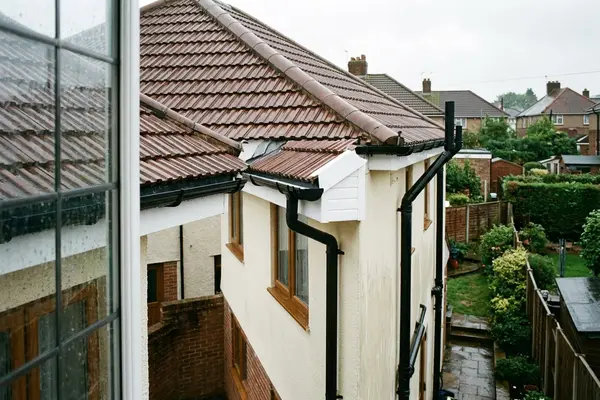 Illustration of guttering, fascias and soffits