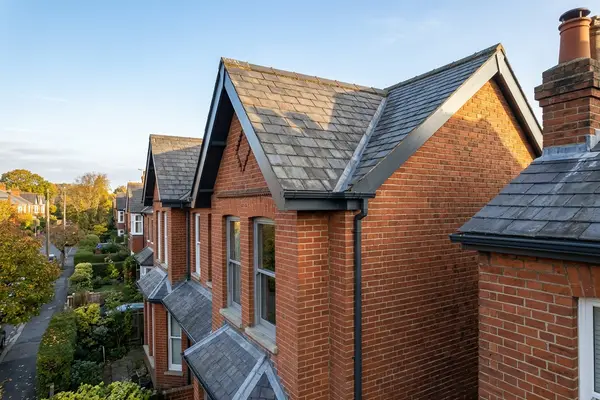 Illustration of guttering, fascias and soffits