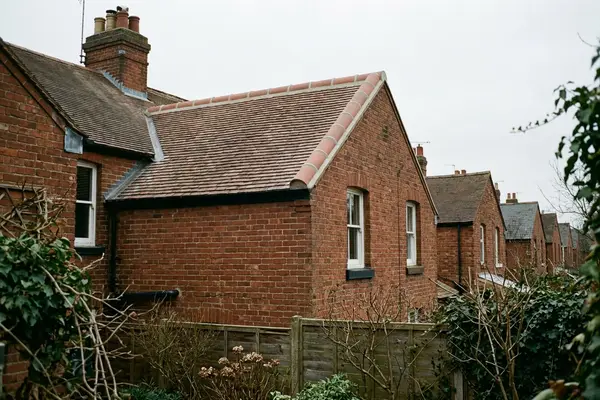 Illustration of a roof repair