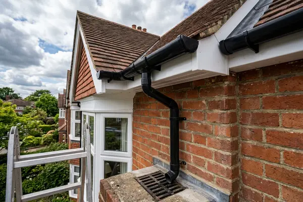Illustration of guttering, fascias and soffits