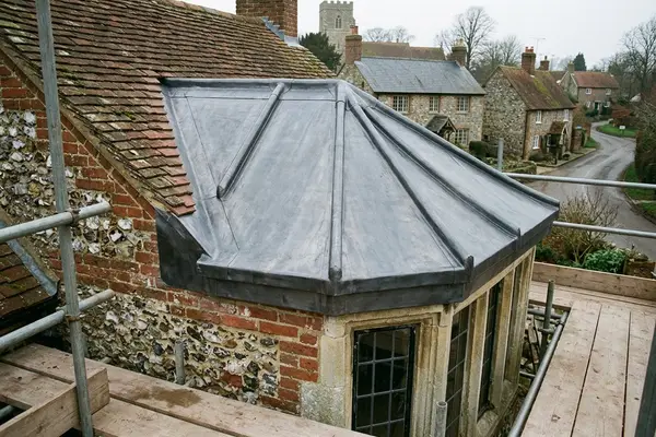 Illustration of roofing leadwork