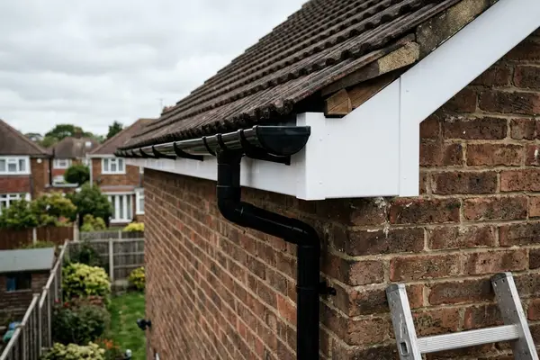 Illustration of guttering, fascias and soffits
