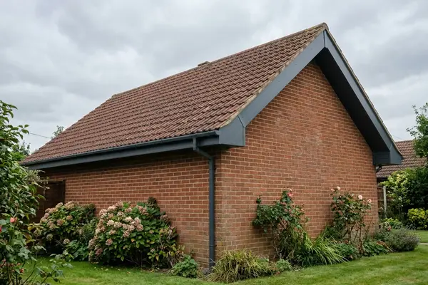 Illustration of guttering, fascias and soffits