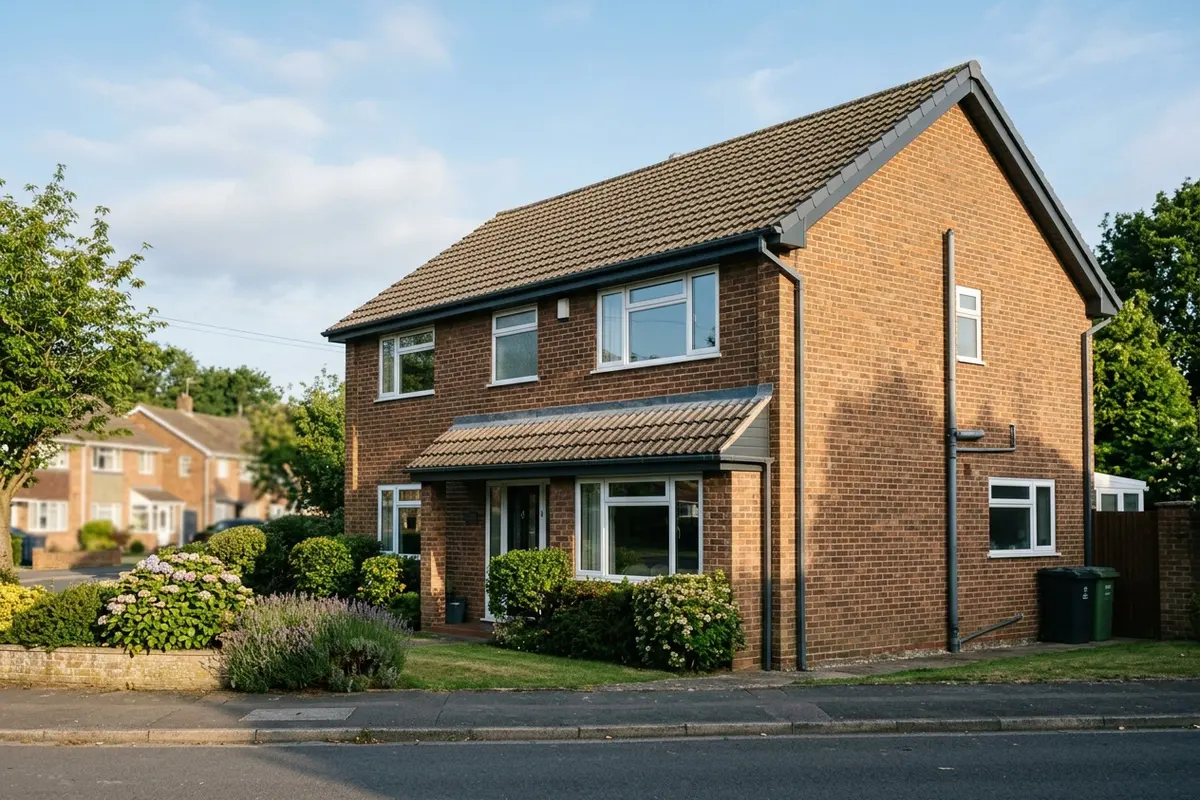 Illustration of guttering, fascias and soffits