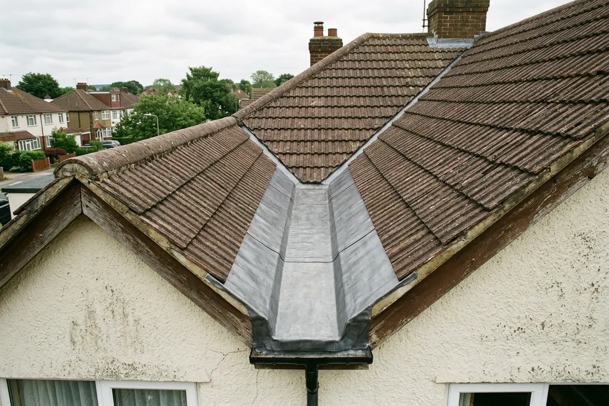 Illustration of roofing leadwork