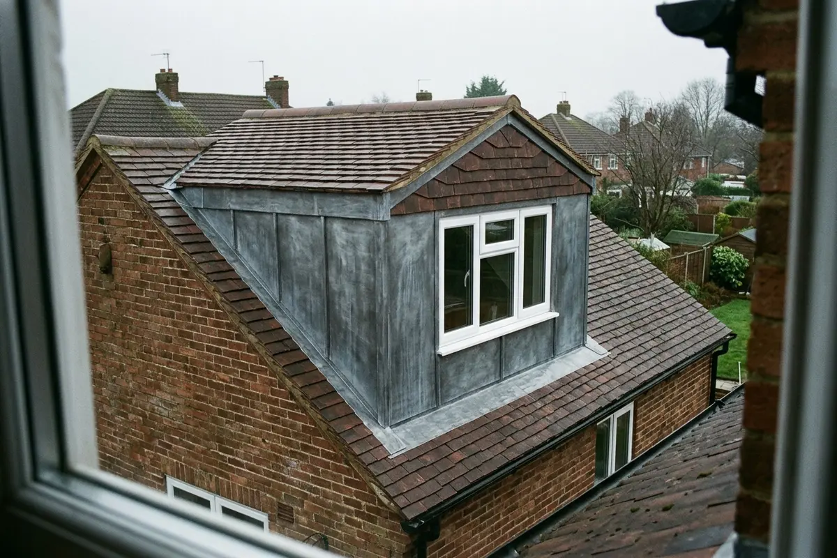 Illustration of roofing leadwork