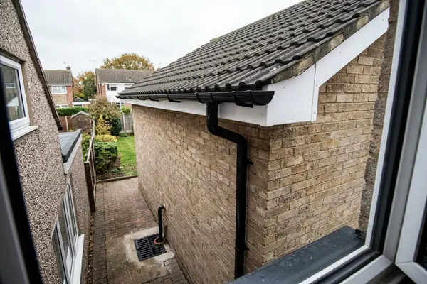 Illustration of guttering, fascias and soffits