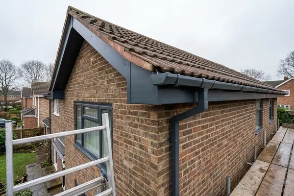 Illustration of guttering, fascias and soffits