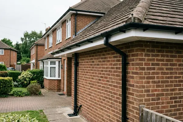 Illustration of guttering, fascias and soffits