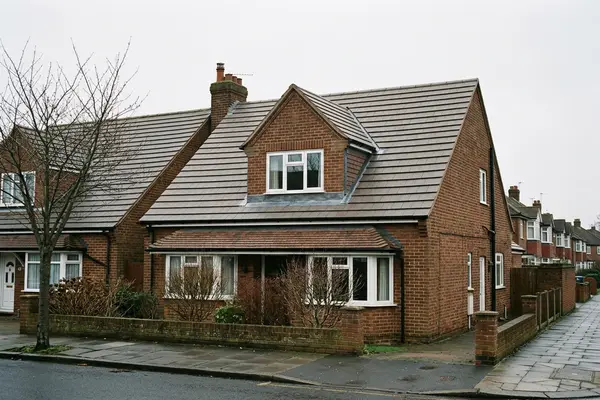 Illustration of roofing work